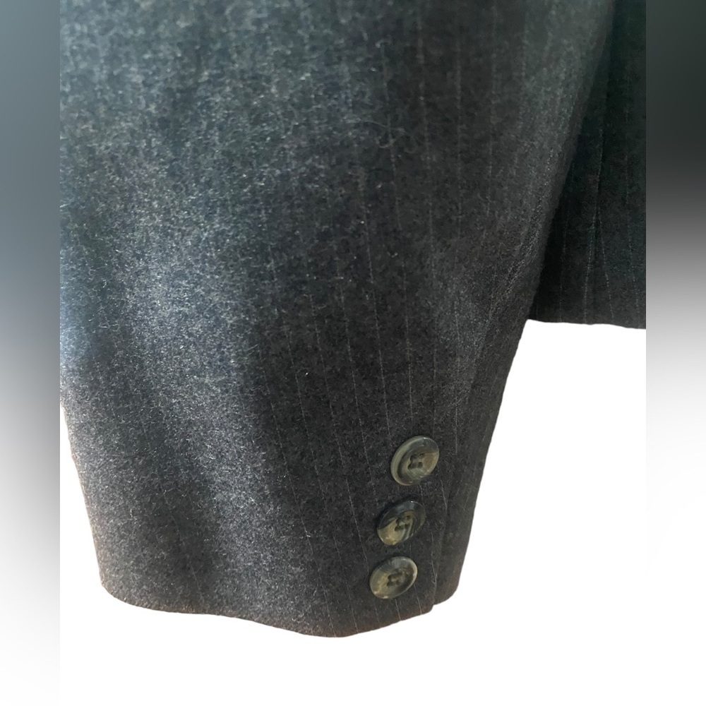 Briarbrook 100% Pure Virgin Wool Gray Blazer -size 8 - Picture 7 of 9